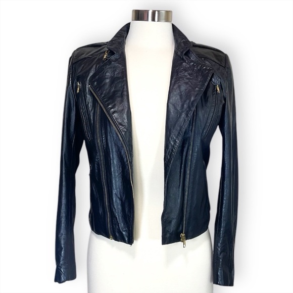 Vintage Wilson Leather 1980’s Motorcross Racing Leather Jacket - Picture 4 of 13